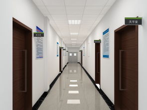 实验室走廊设计效果图